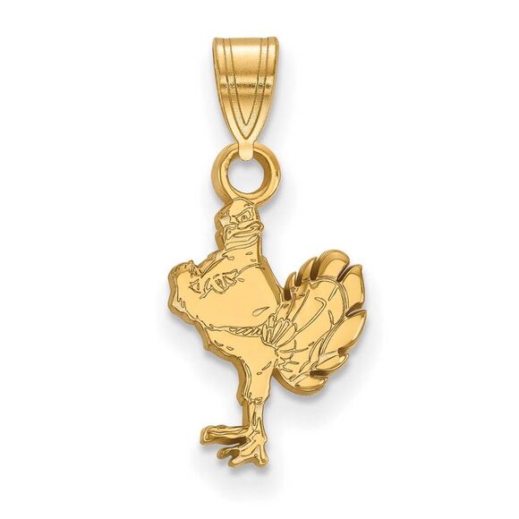 14k Yellow Gold Virginia Tech Small Mascot Logo Pendant